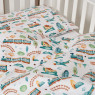 Exchange Bed 3 El Twins Modern New 3040-PMN-04, It*S A Boy, White/Blue